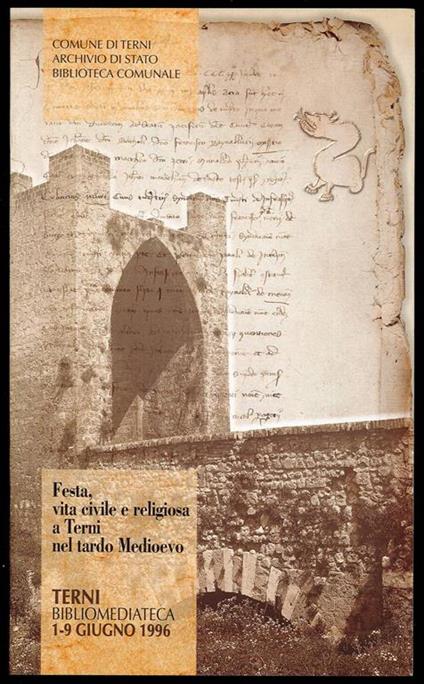 Festa, vita civile e religiosa a Terni nel tardo Medioevo - copertina