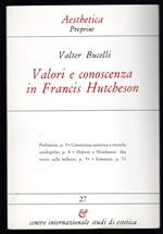 Valori e conoscenza in Francis Hutcheson