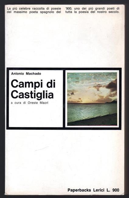 Campi di Castiglia - Antonio Machado - copertina