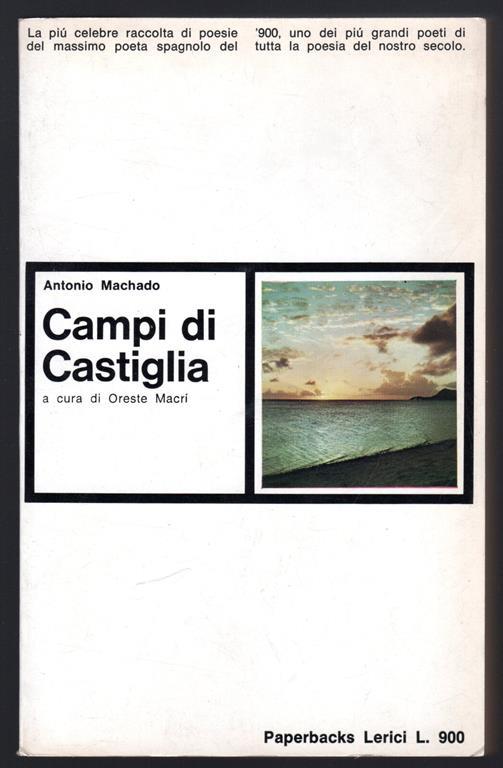 Campi di Castiglia - Antonio Machado - copertina