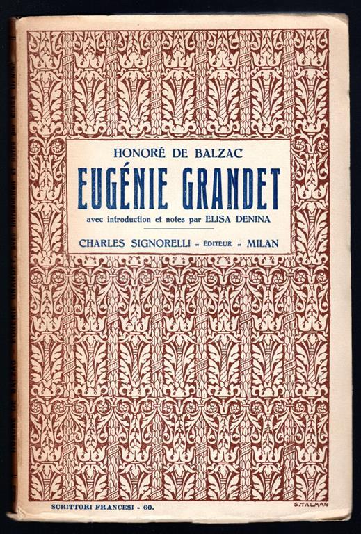 Eugenie Grandet - Honoré de Balzac - copertina