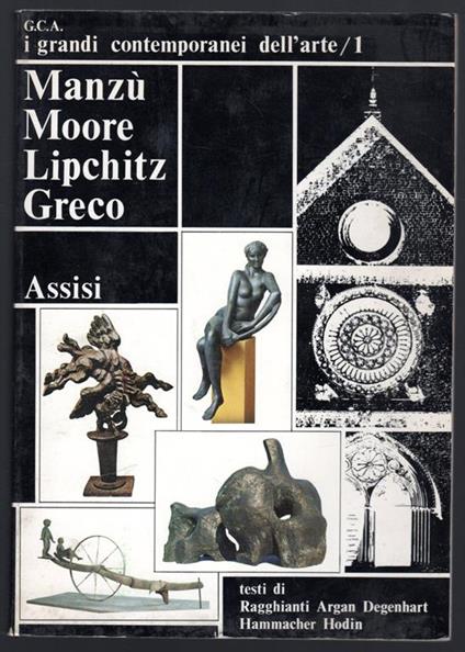 Manzù Moore Lipchitz Greco - copertina