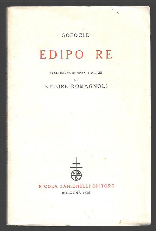 Edipo Re - Sofocle - copertina