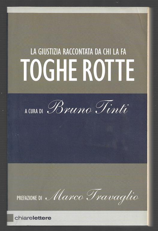 Toghe rotte - Bruno Tinti - copertina