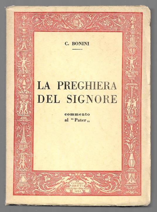 La preghiera del Signore commento al Pater - copertina