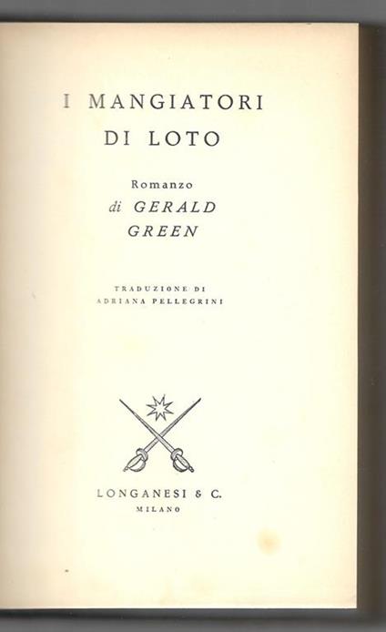 I mangiatori di loto - Gerald Green - copertina