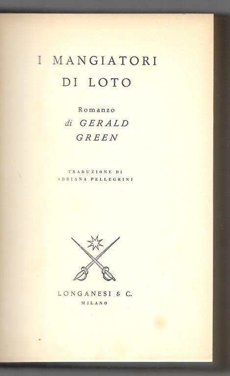 I mangiatori di loto - Gerald Green - copertina