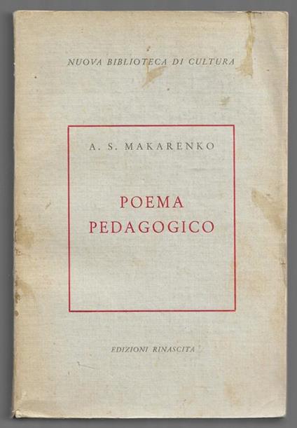 Poema pedegagico - copertina