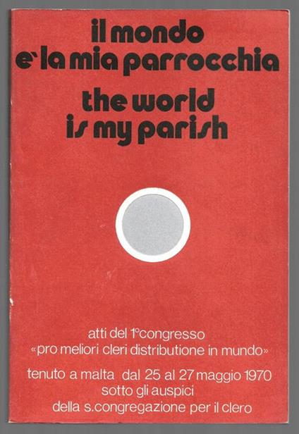 Il mondo è la mia parrocchia - The world is my parish - copertina