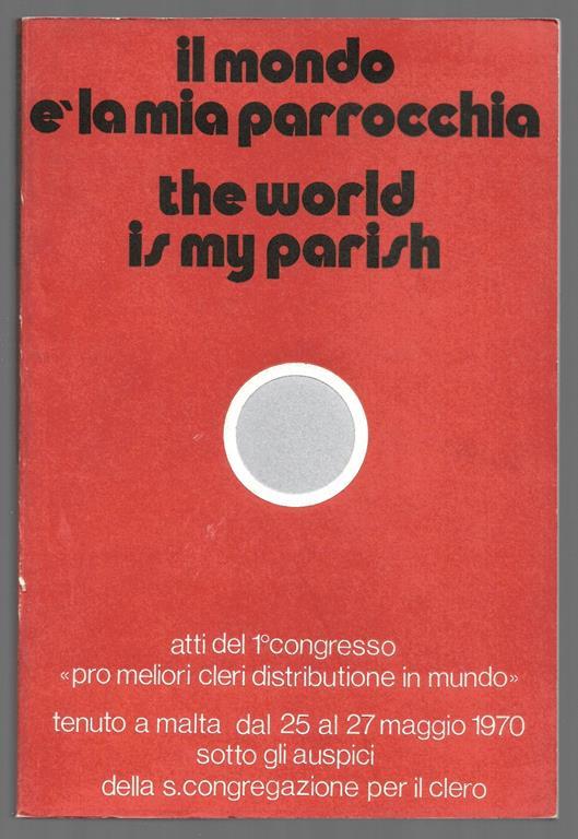 Il mondo è la mia parrocchia - The world is my parish - copertina