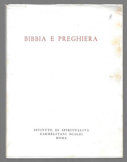 Bibbia e preghiera - copertina
