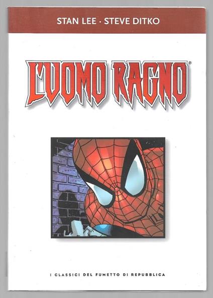 L' uomo ragno - copertina