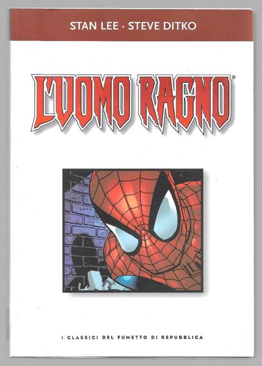 L' uomo ragno - copertina