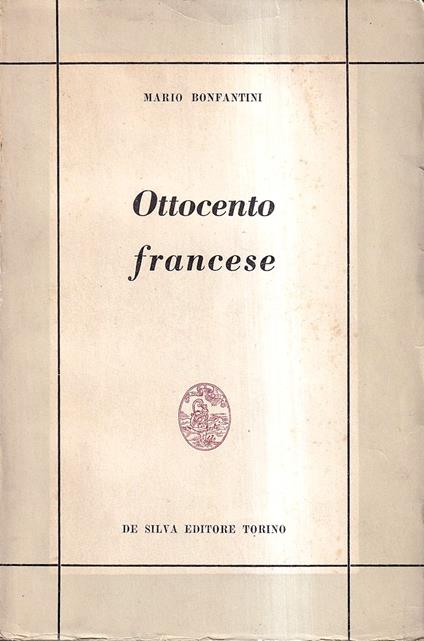 Ottocento Francese - Mario Bonfantini - copertina