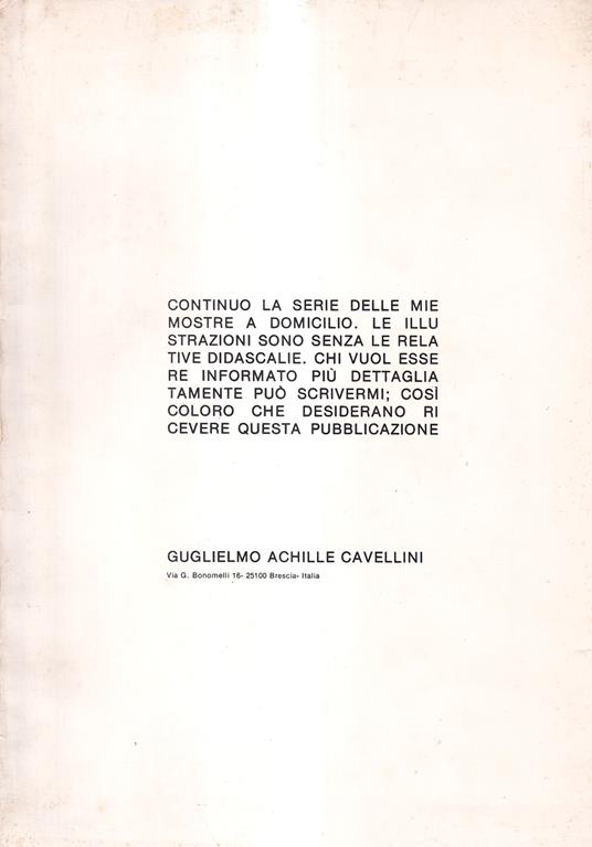 Mostra a Domicilio - copertina