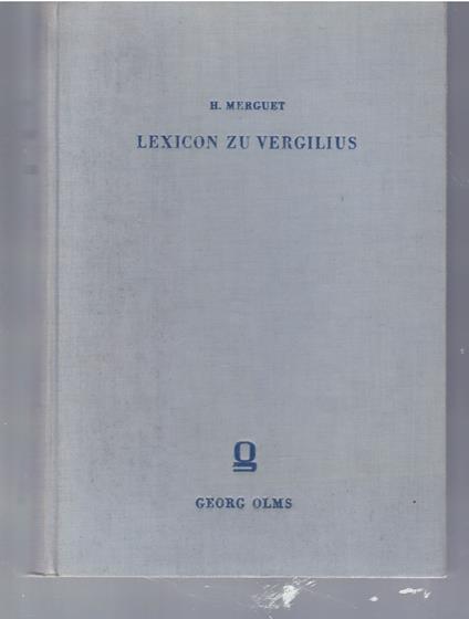 Lexicon zu Vergilius mit Angabe sämtlicher Stellen - copertina