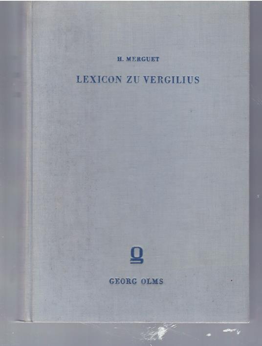 Lexicon zu Vergilius mit Angabe sämtlicher Stellen - copertina