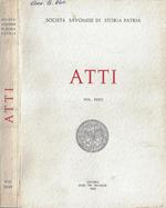Società savonese di storia Patria atti Vol. XXXV