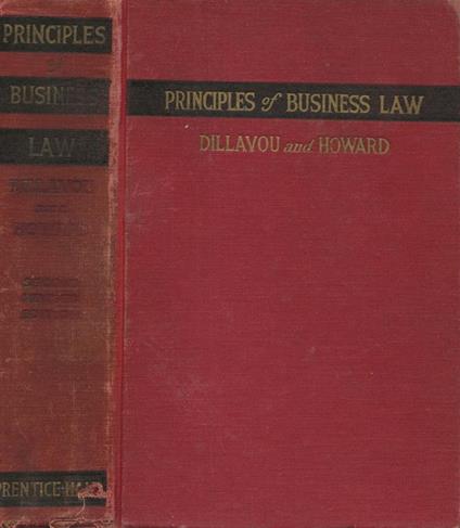 Principles of business law - copertina