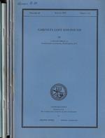 Transactions of the Connecticut Academy of Arts and Sciences Vol. 46