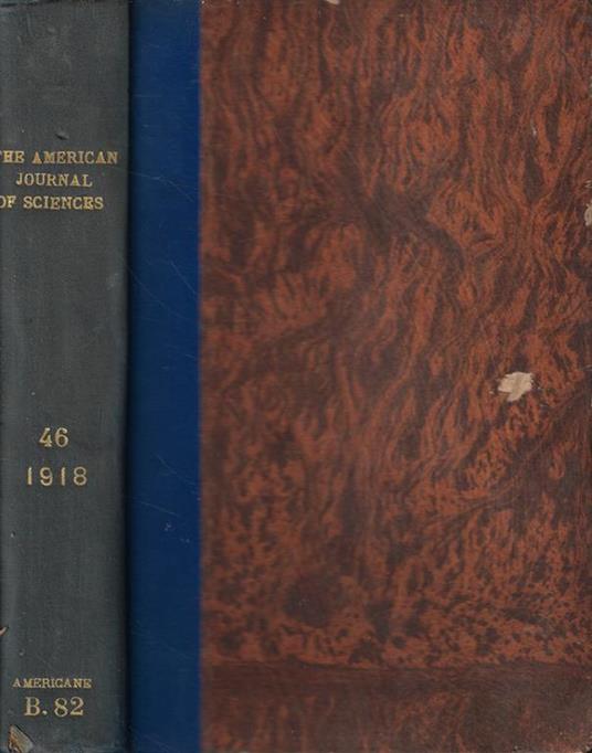 The american Journal of Science Vol. XLVI n. 271-272-273-274-275-276 Anno 1918 - copertina