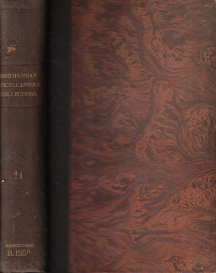 Smithsonian Miscellaneous Collections Vol. XXI - copertina