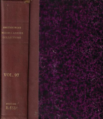 Smithsonian Miscellaneous Collections Vol. XCVII - copertina