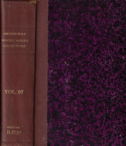 Smithsonian Miscellaneous Collections Vol. XCVII - copertina