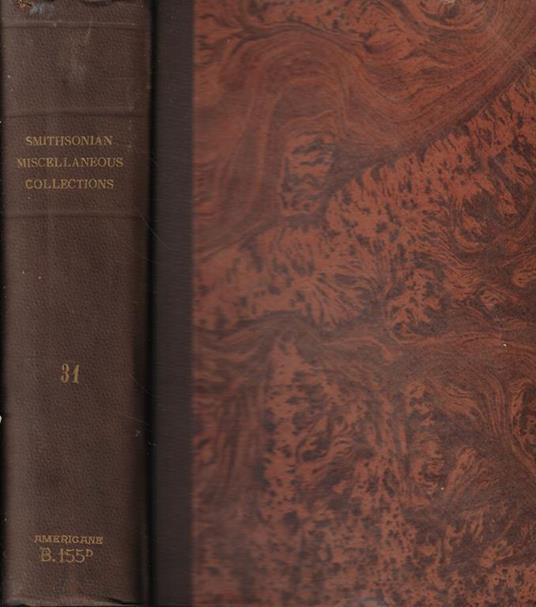 Smithsonian Miscellaneous Collections Vol. XXXI - copertina