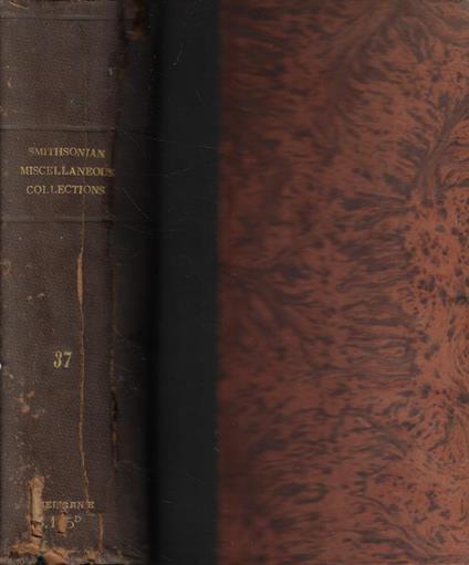 Smithsonian Miscellaneous Collections Vol. XXXVII - copertina