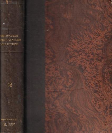 Smithsonian Miscellaneous Collections Vol. LII - copertina