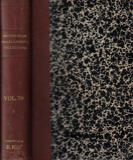Smithsonian Miscellaneous Collections Vol. LXX - copertina
