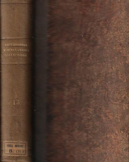 Smithsonian Miscellaneous Collections Vol. XVIII - copertina