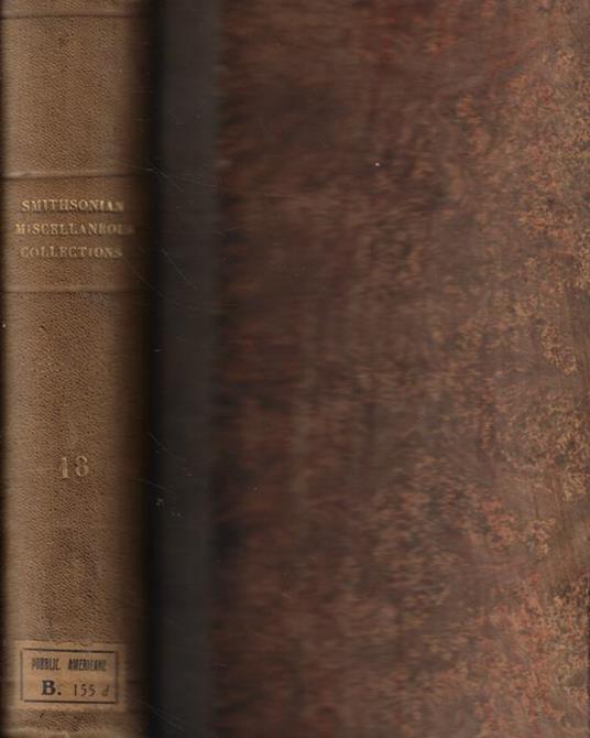 Smithsonian Miscellaneous Collections Vol. XVIII - copertina