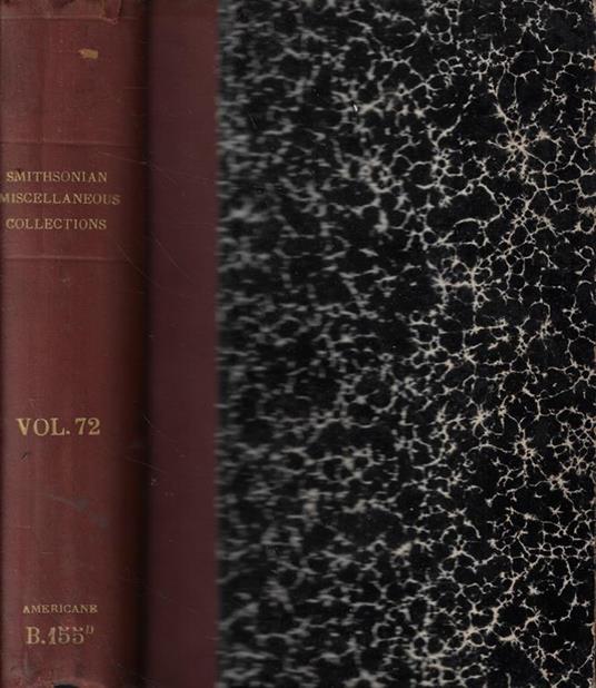 Smithsonian Miscellaneous Collections Vol. LXXII - copertina