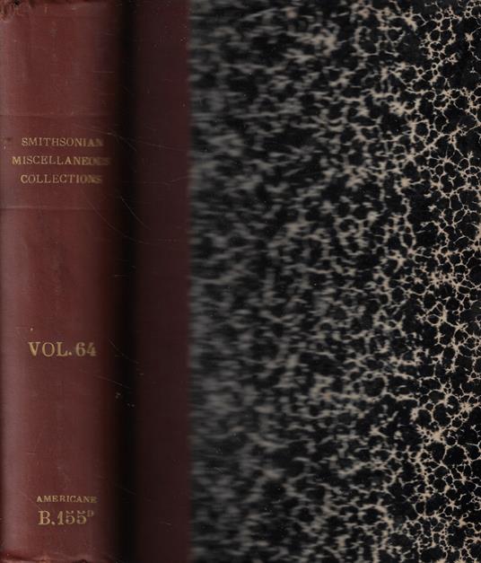 Smithsonian Miscellaneous Collections Vol. LXIV - copertina