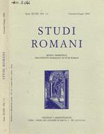 Studi romani rivista trimestrale dell'istituto nazionale di studi romani anno XLVIII, fasc.1-2, gennaio-giugno 2000