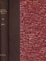 Accademie e biblioteche d'italia. Anno XLVIII (31 nuova serie ), 1980