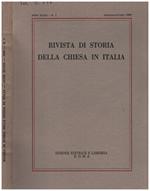 Rivista di Storia della Chiesa in Italia - Anno XLVIII n. 1