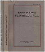 Rivista di Storia della Chiesa in Italia - Anno L n. 1 e 2