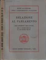 Relazione al Parlamento sull'andamento dell'azienda dal 1 luglio 1936-XIV al 30 giugno 1937-XV