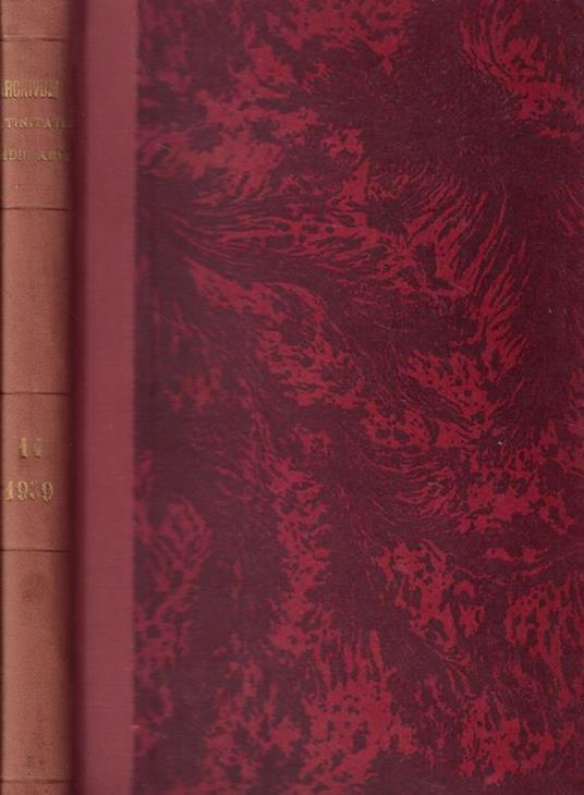Archivum Latinitatis Medii Aevi Anno 1939 Tomo XIV - copertina