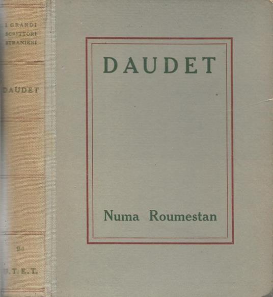 Numa Roumestan - Daudet - copertina