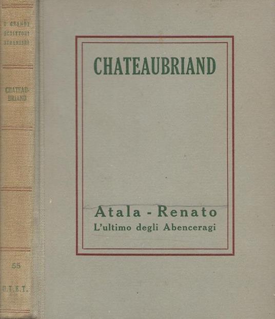 Atala-Renato L’ultimo degli Abenceragi - François-René de Chateaubriand - copertina