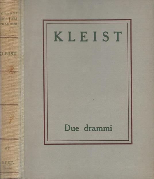 Due drammi - Reinhard Kleist - copertina