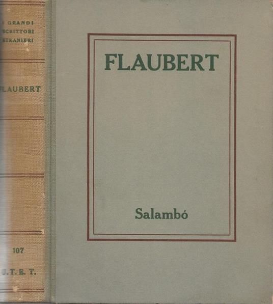 Salambò - Gustave Flaubert - copertina