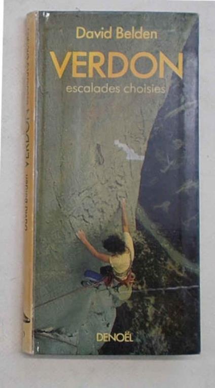 Verdon escalades choisies - copertina