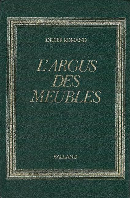 L' argus Des Meubles - copertina