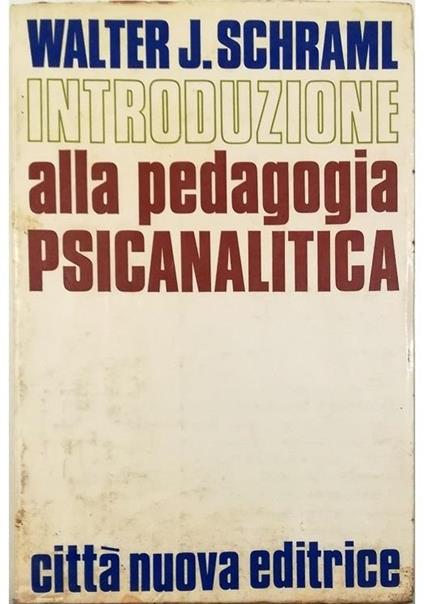 Introduzione alla pedagogia psicanalitica - copertina