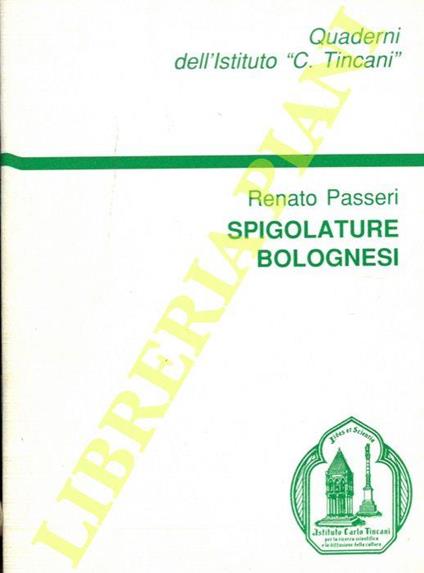 Spigolature bolognesi - Renato Passeri - copertina